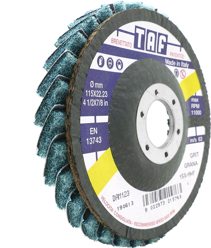 DAM123- Flíz lamellás polírtárcsa