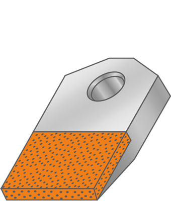 Porgyémántos szabályzó lapka